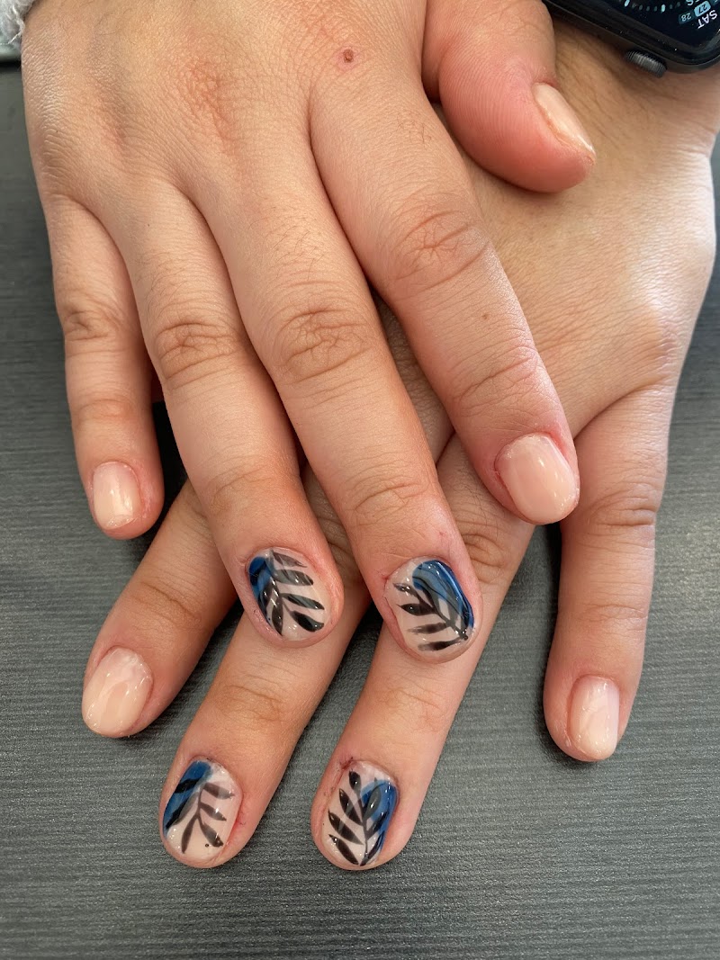 Coastal Nails nail design by Polished Beauty Bar in Los Angeles