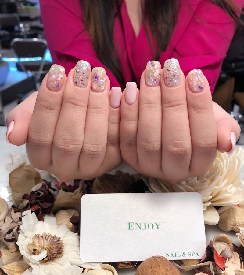 Chrome Nails nail design by Enjoy Nail & Spa III - nail salon, acrylic nails, manicure, pedicure near Flushing in New York