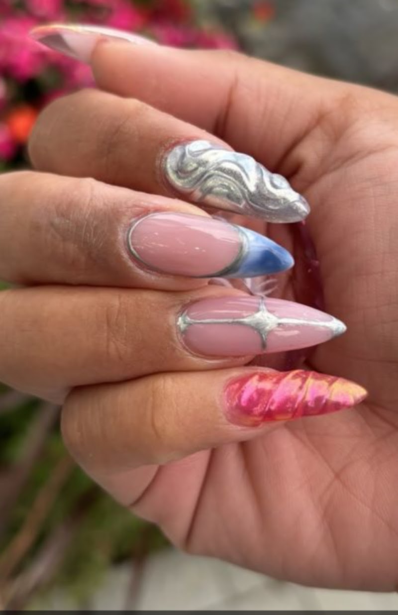 Gel-X nail design by Bae Nail in Los Angeles