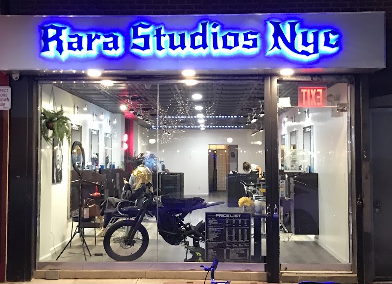 Dark Nails nail design by Rara Studios NYC