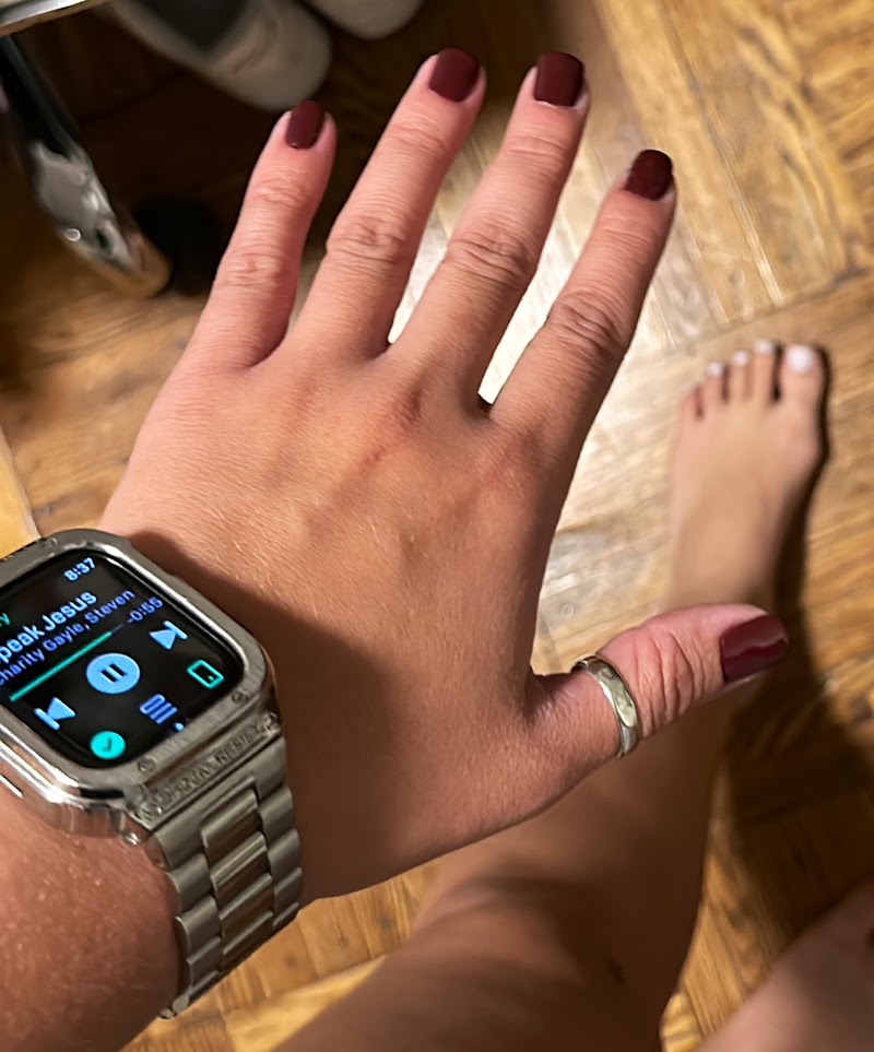 Dark Nails nail design by Rara Studios NYC