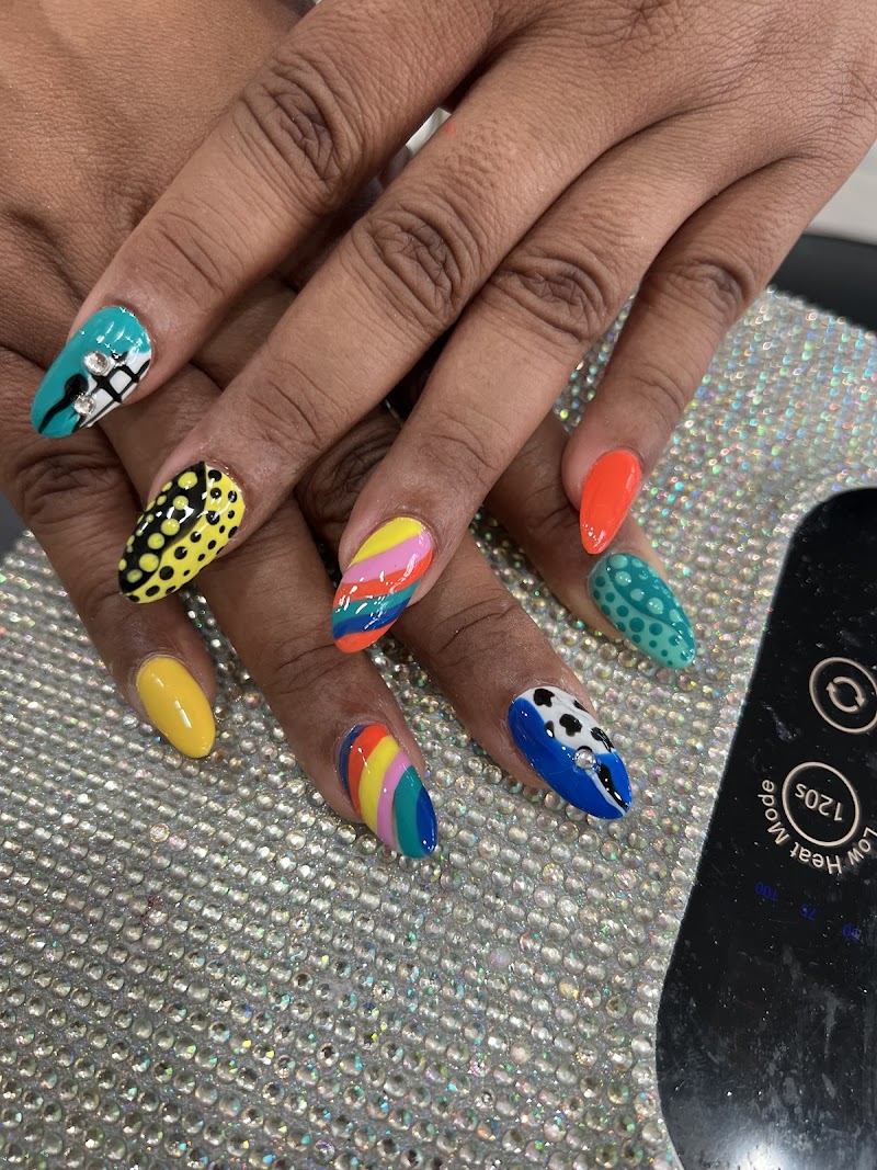 3D Nails nail design by Enchanted nail salon