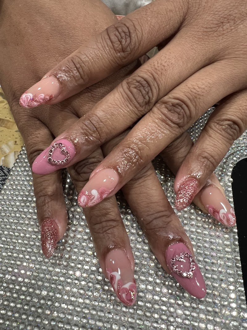 3D Nails nail design by Enchanted nail salon