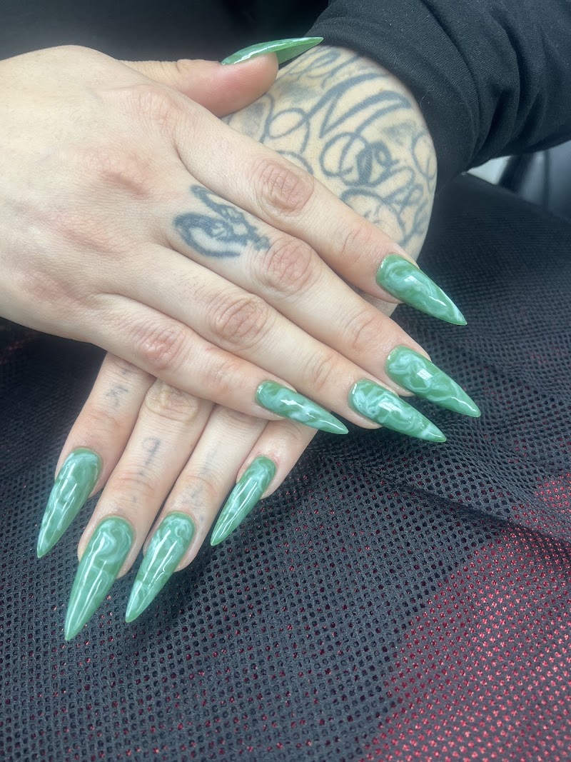 Christmas Nails nail design by EB Nail Studio & Spa &Hair salon in Los Angeles