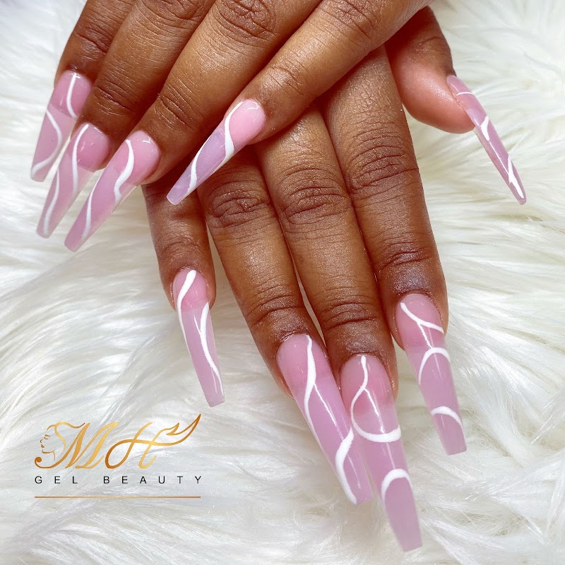 Abstract Nails nail design by MH Gel Nails Beauty