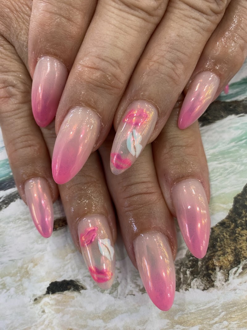 Vacation Nails nail design by Shining Shining Nostrand Nail Salon in New York