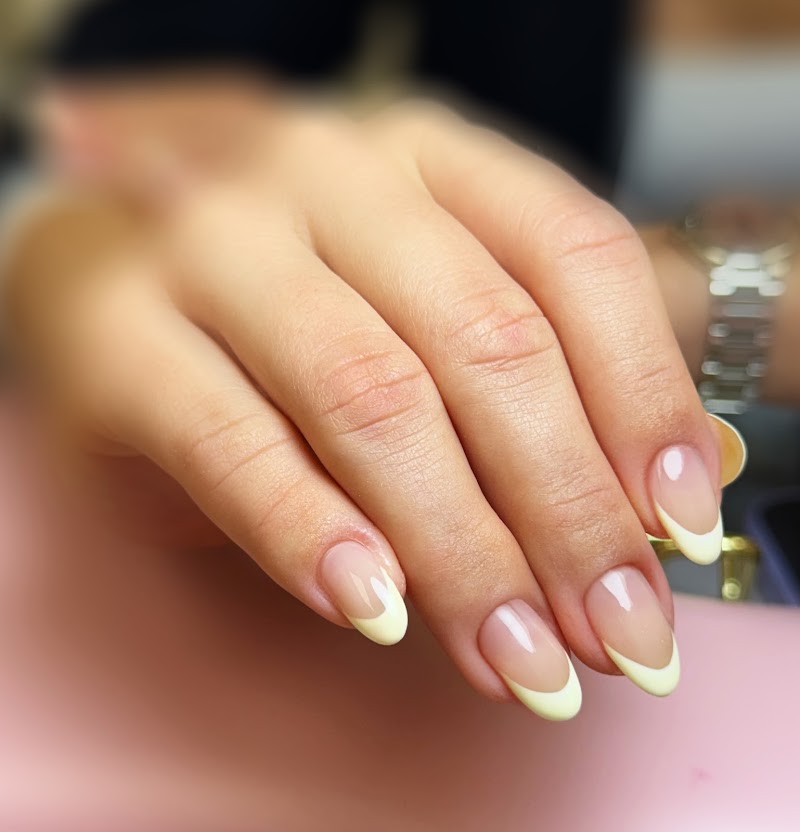 Wedding Nails nail design by Libni Nails Studio in Miami