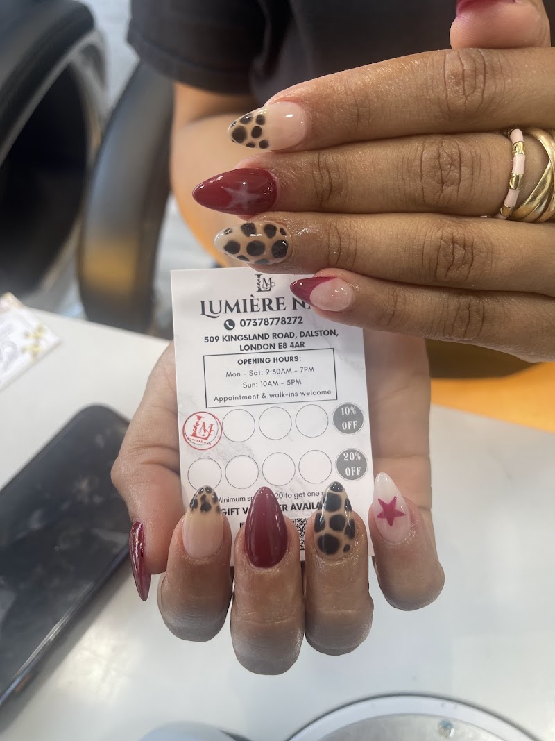 Pink Nails nail design by Lumière Nail