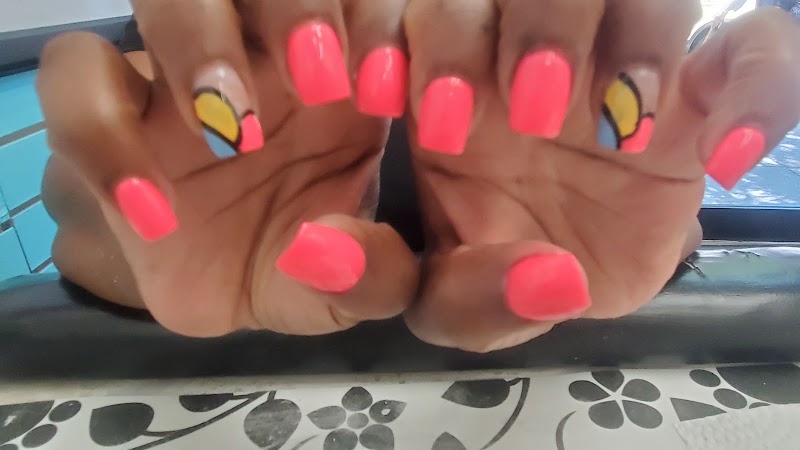 Nail Art at Jimmy Nail's Salon in New York