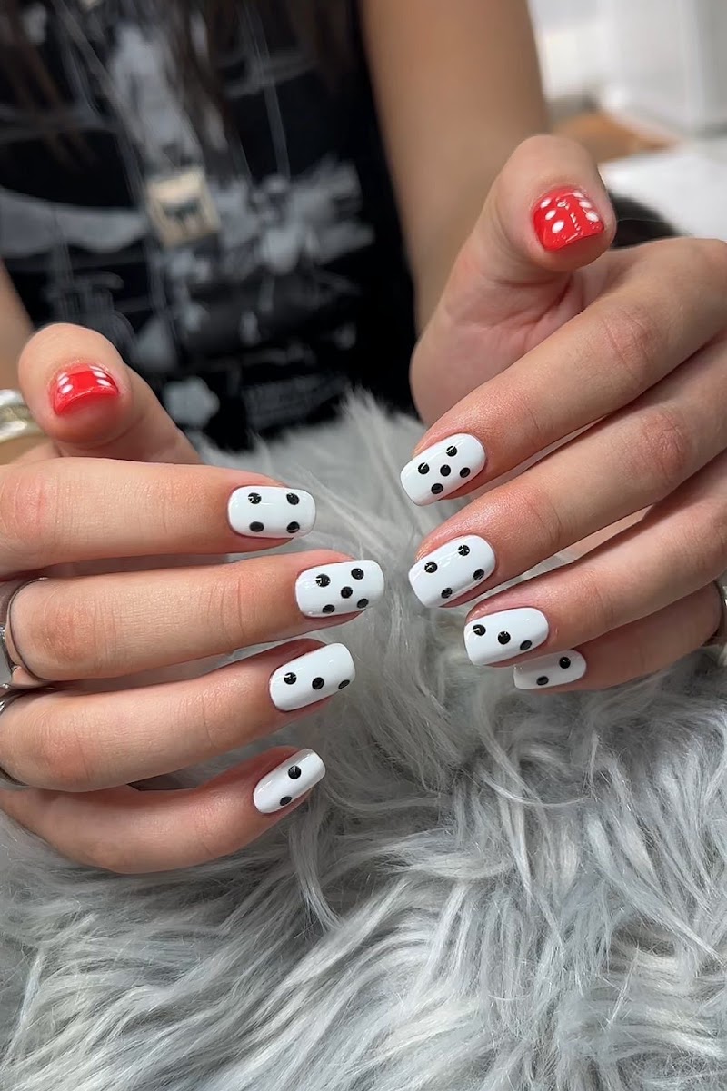 Coffin Nails nail design by 4Ever Nail in London