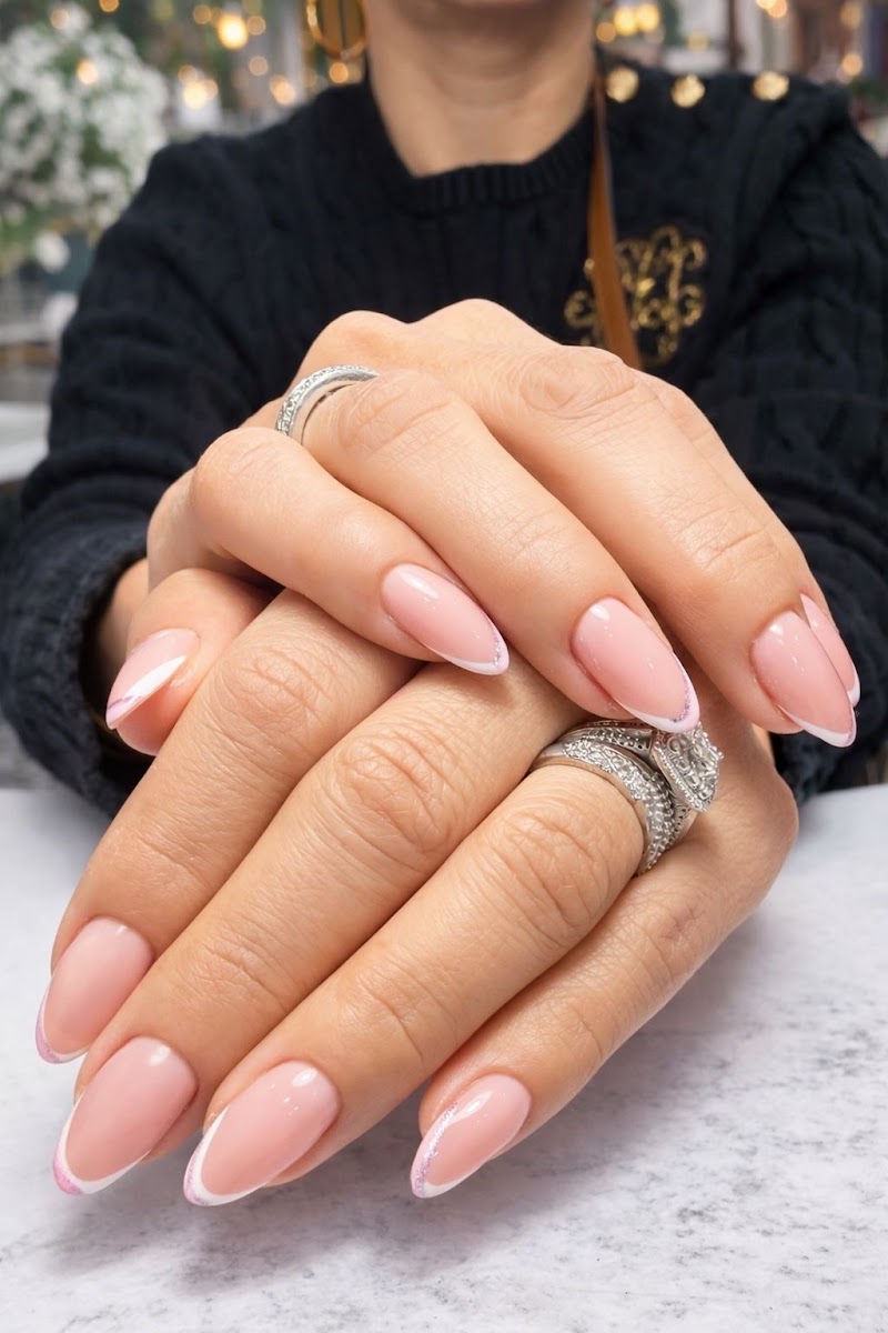 French Tips at Venus Salon’s in New York