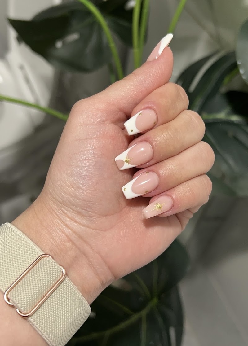 French Tips at Nail'd It Astoria in New York