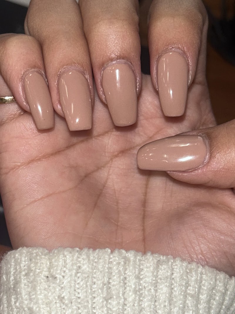 Coffin Shape at Strawberry Nail Salon in New York