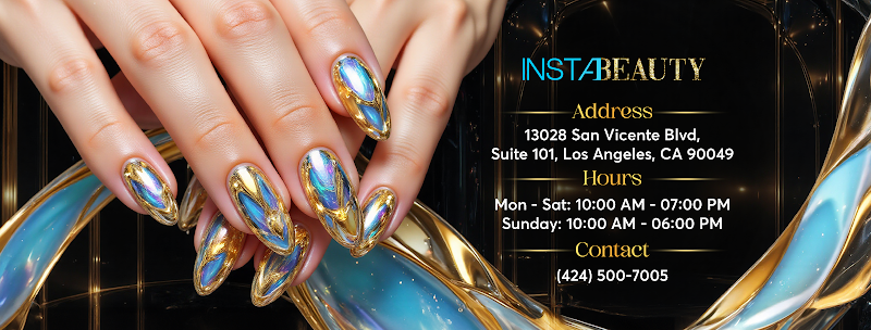 Holographic Nails nail design by InstaBeauty