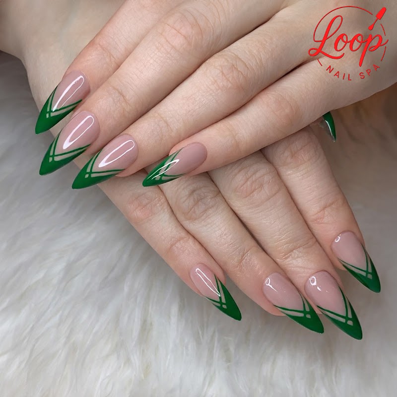Stiletto Nails nail design by Loop Nail Spa in Chicago