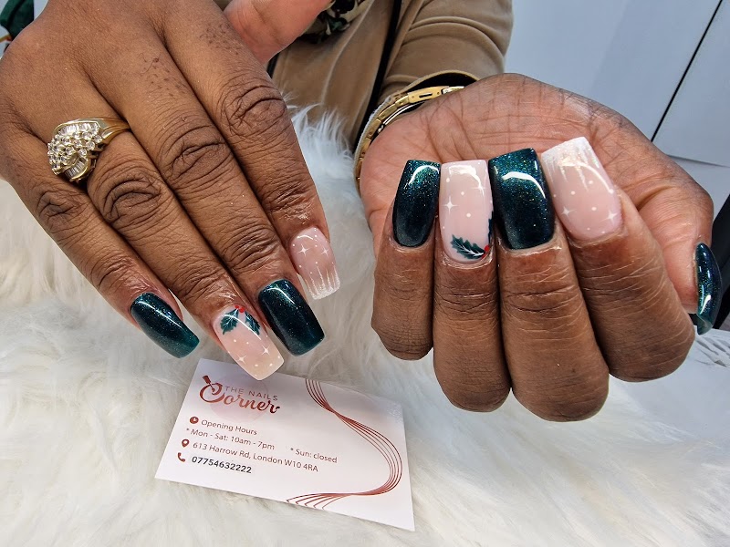 Boho Nails nail design by The Nails Corner in London