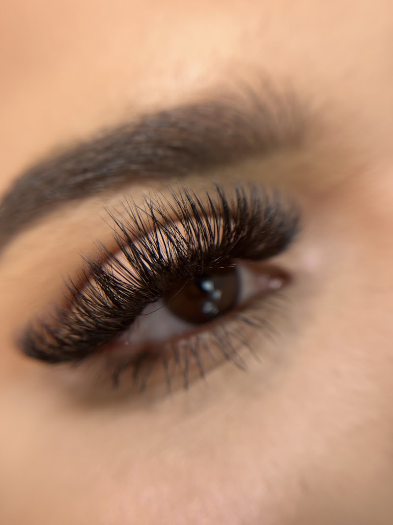 Dark Nails nail design by MARZ BEAUTY in Miami