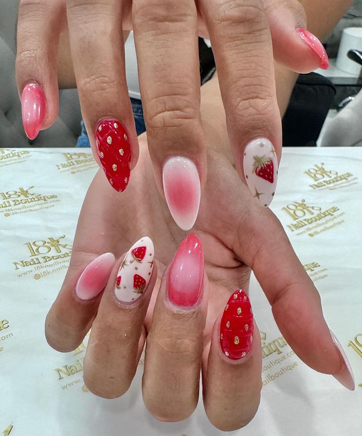 Nail Art at 18k Nail Boutique in Los Angeles