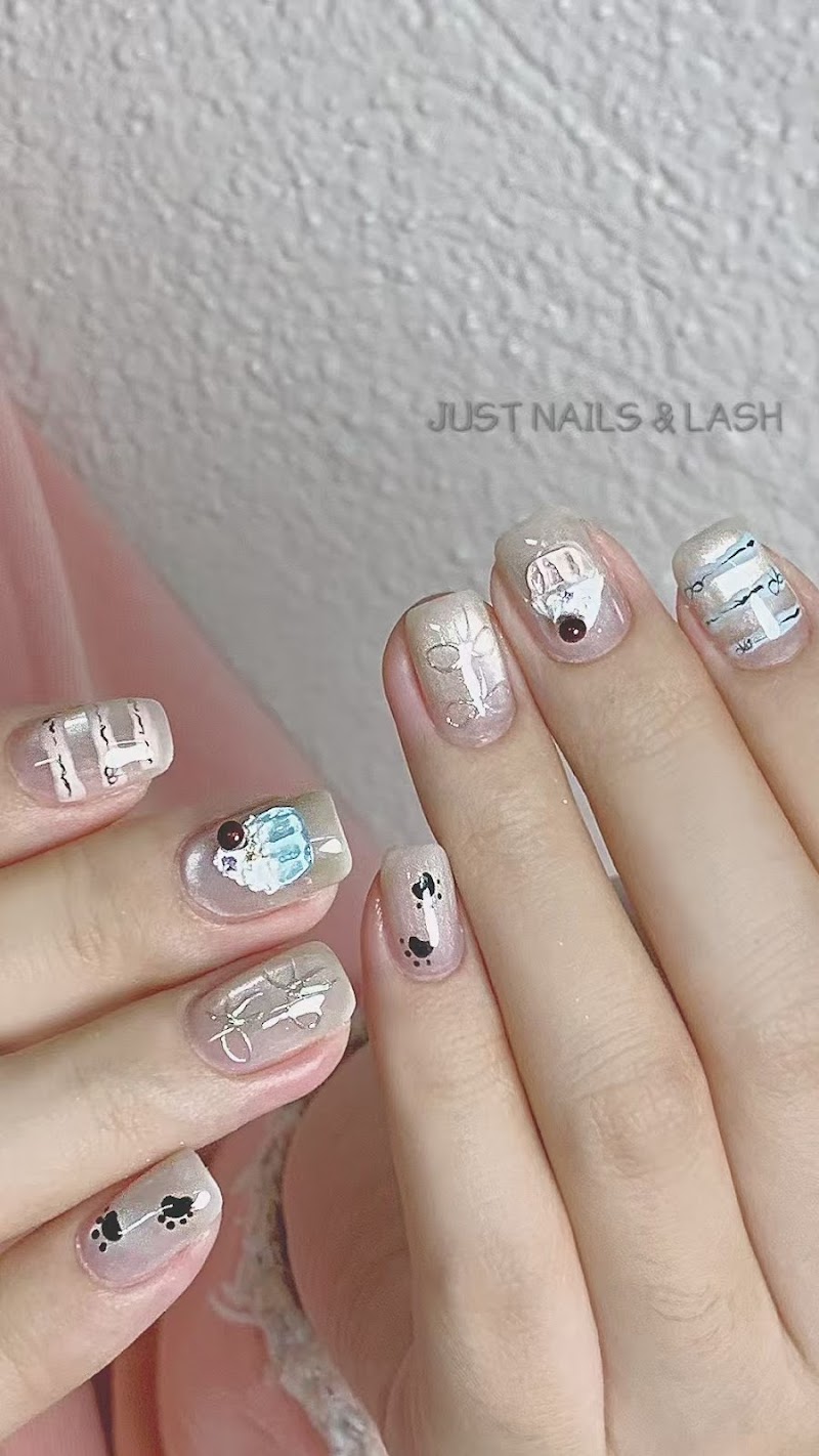 Oval Nails nail design by Just Nails Studio