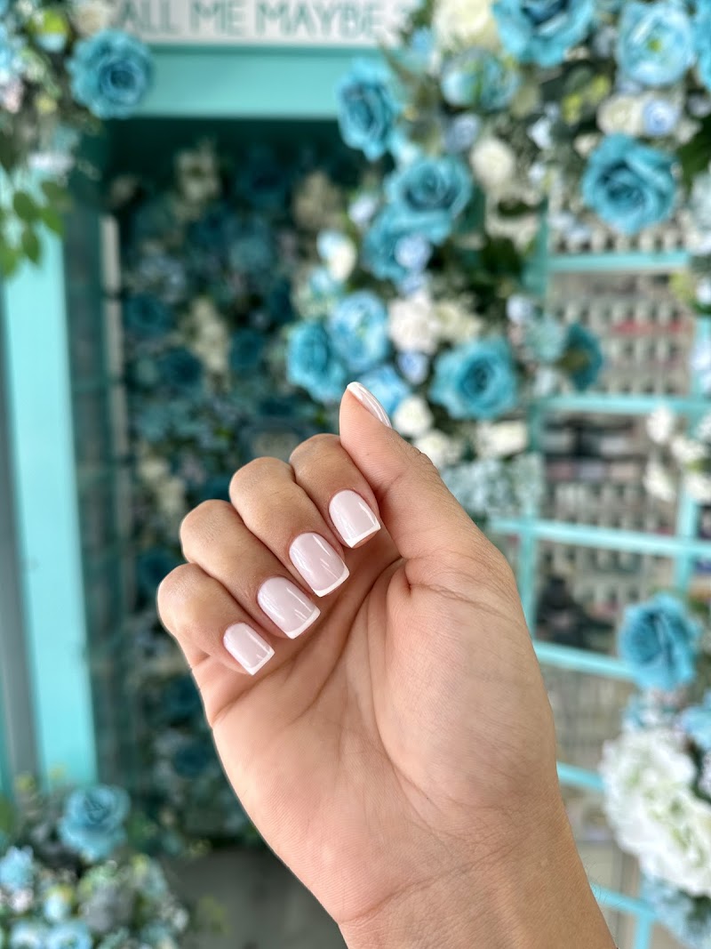 French Tips at The Beauty Box & Co in New York