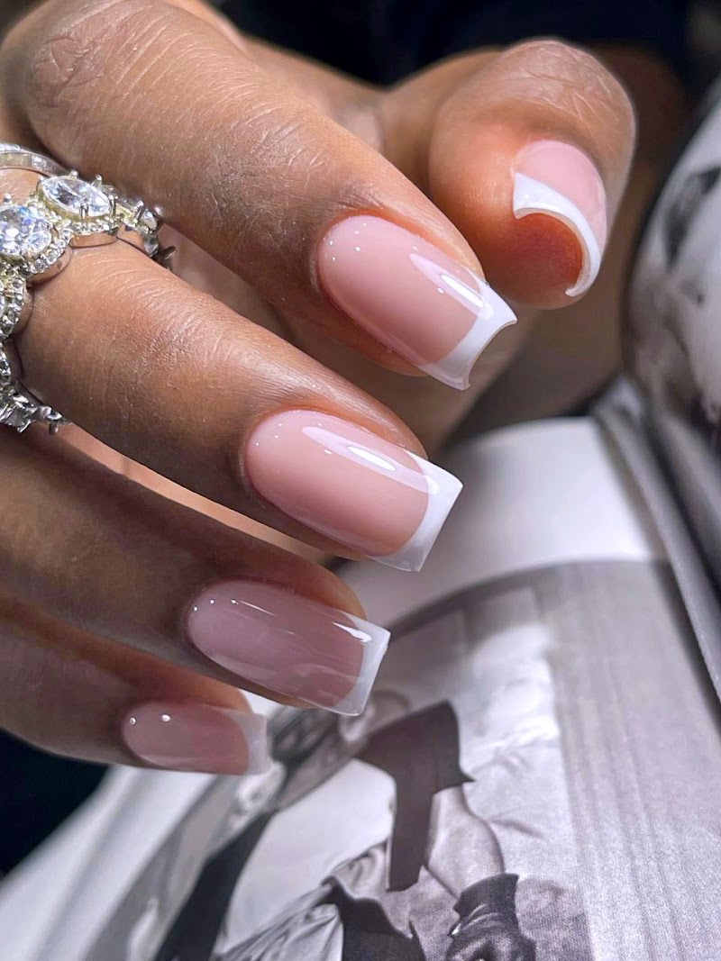 French Tips at Guli Nails NYC in New York