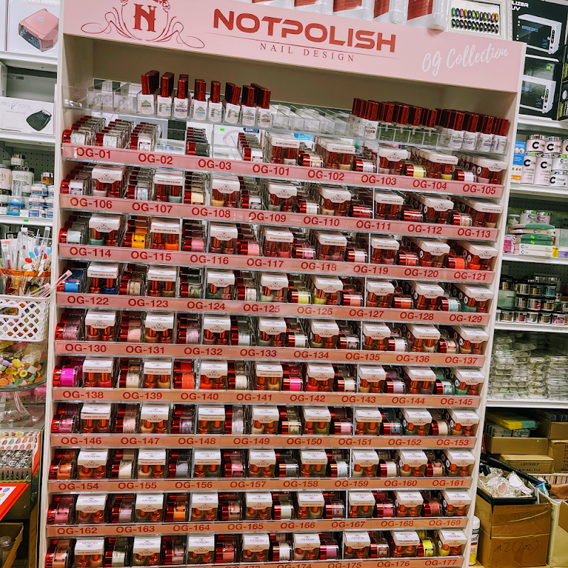 Neon Nails nail design by Lotus Beauty Nail Supply in New York