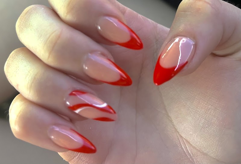 Coffin Nails nail design by Inktenze Nails in Miami