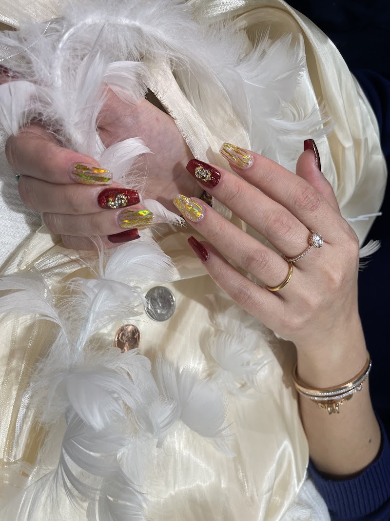 Glitter Nails nail design by Flowermiss nails