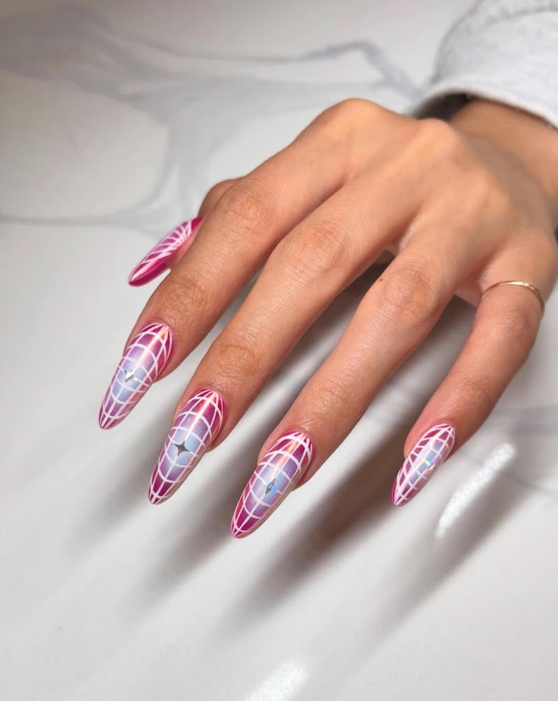 Neon Nails nail design by KOSMO Nails Boutique in Los Angeles