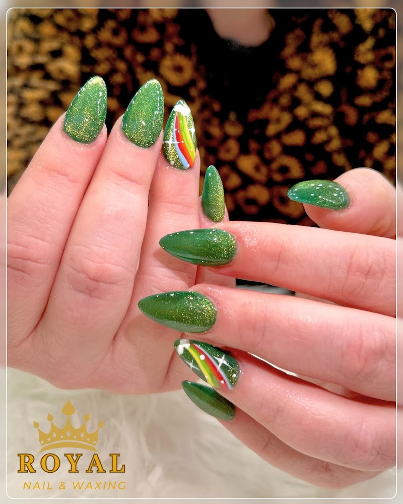 Gel-X nail design by Royal Nail & Waxing in Los Angeles