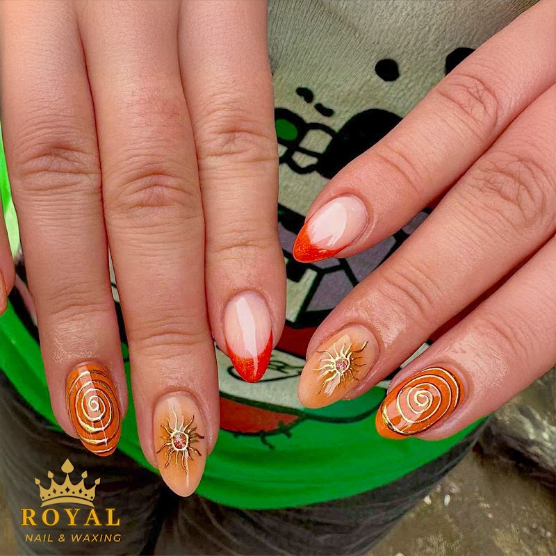 Gel-X nail design by Royal Nail & Waxing in Los Angeles