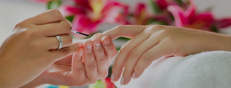 French Tips at Princess Nails Salon in Miami
