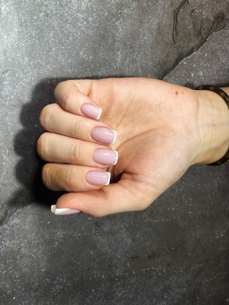 French Tips at Nadya Qwerty Nails in New York
