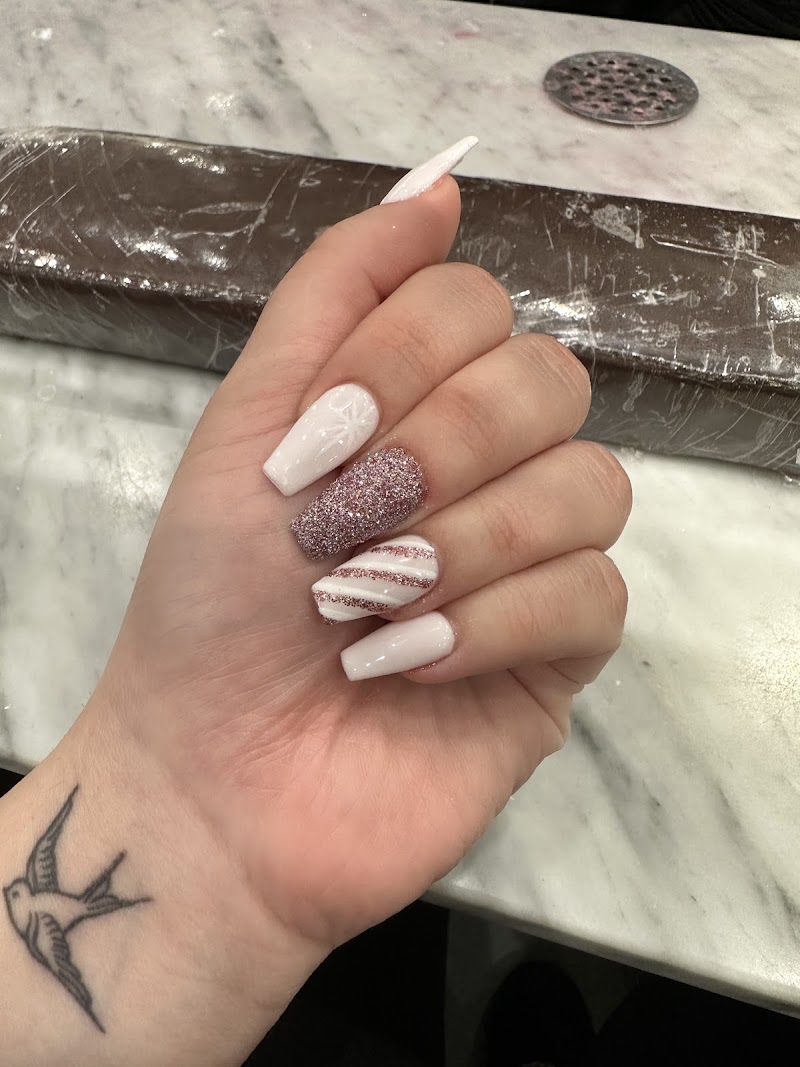 Boho Nails nail design by Island Diva Nail Spa in New York