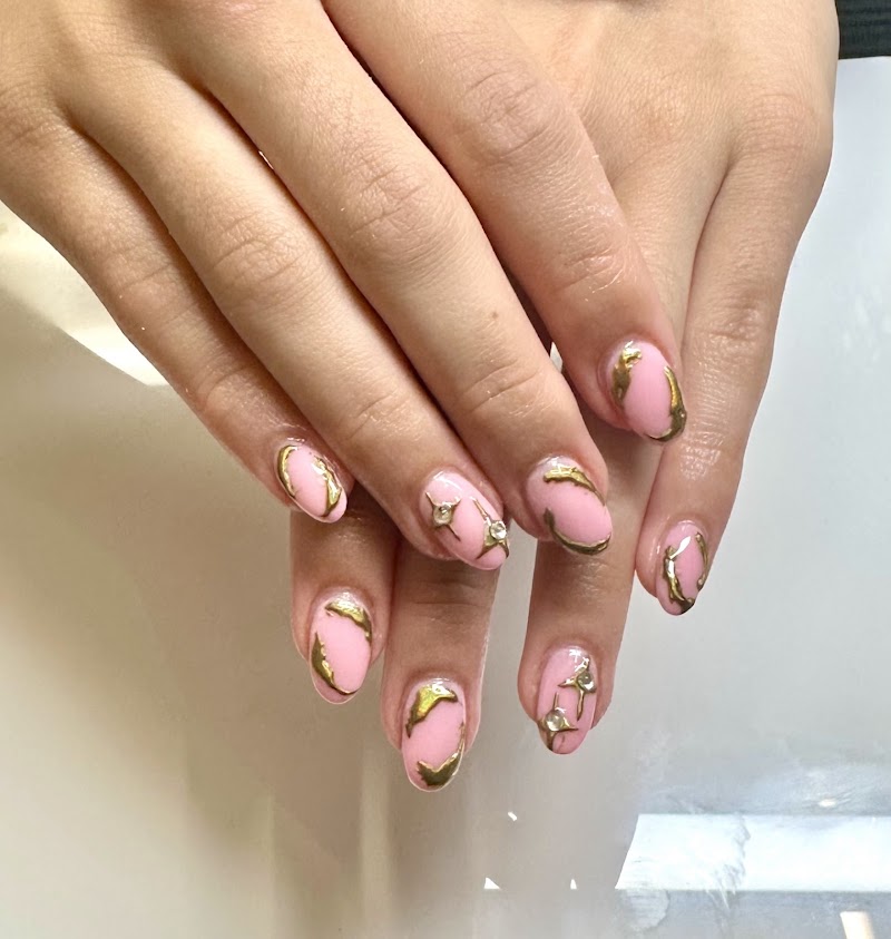 French Tip Nails nail design by Nail and Spa by Kim in Los Angeles