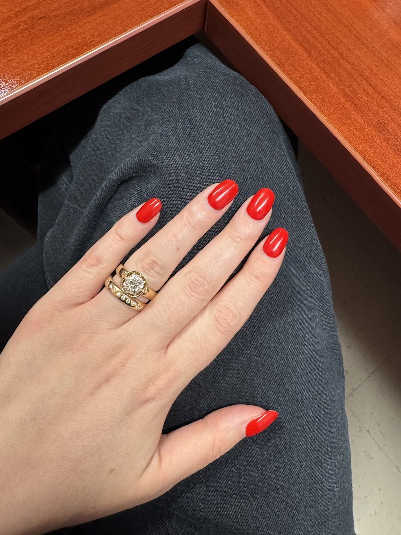 Russian Manicure nail design by LAV Nails & More Russian Manicure in New York