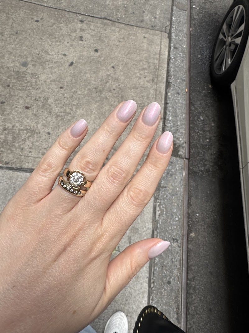 Russian Manicure nail design by LAV Nails & More Russian Manicure in New York