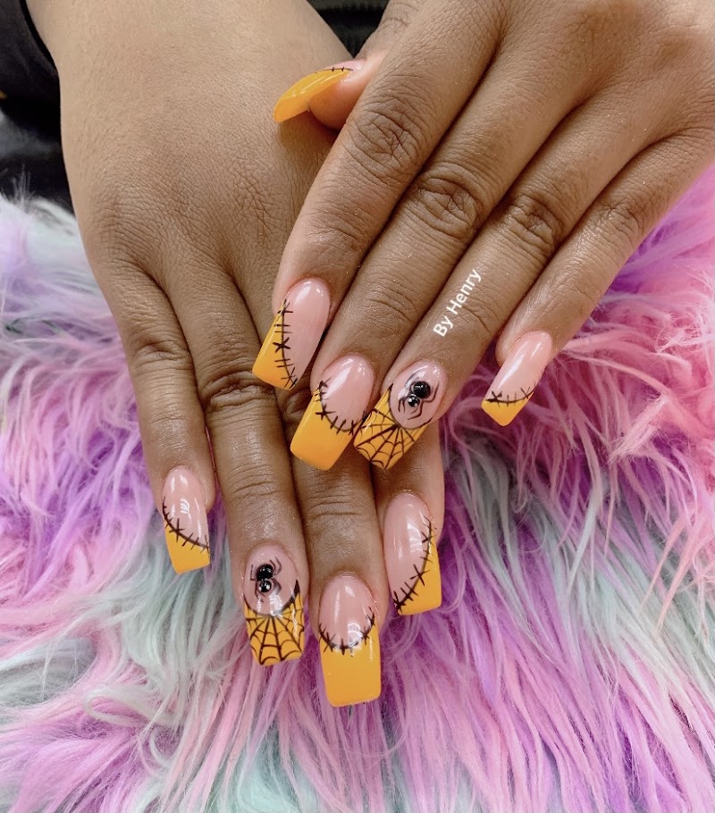 Boho Nails nail design by Wow! Nail Salon & Spa Corp. in New York