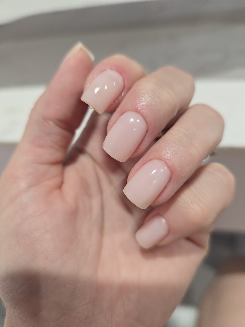 Gel-X nail design by Pink of Queens in New York