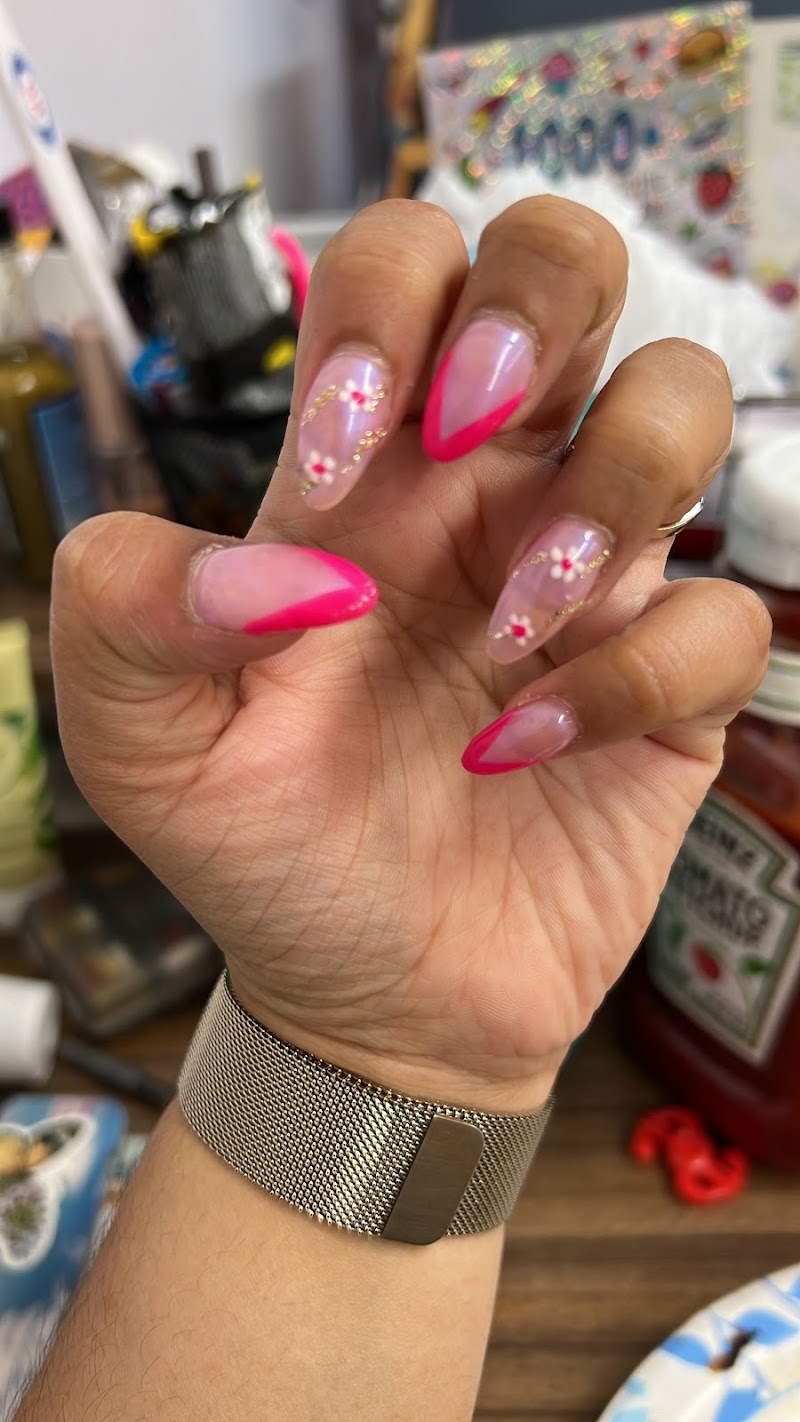 Summer Nails nail design by N&D Hair and Nail in New York