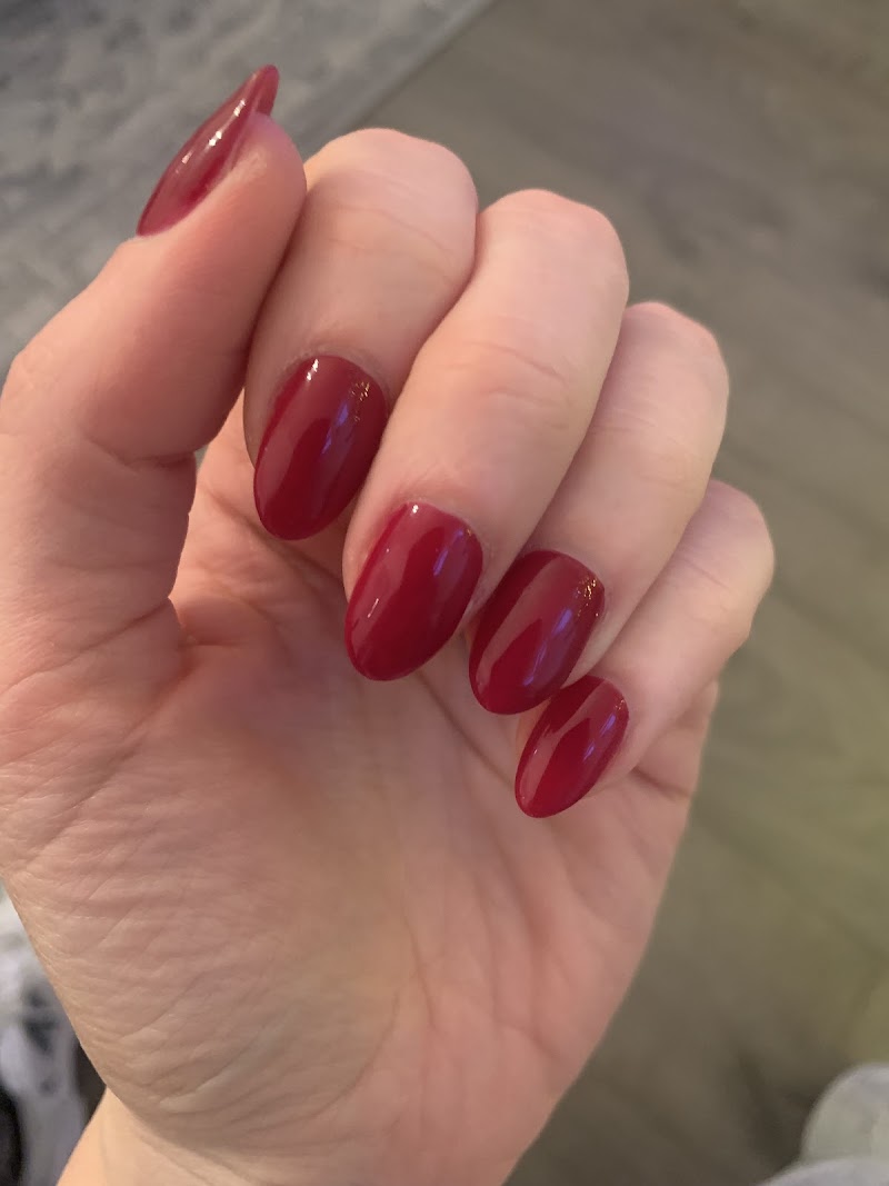 Holographic Nails nail design by The Palm Nails and Beauty