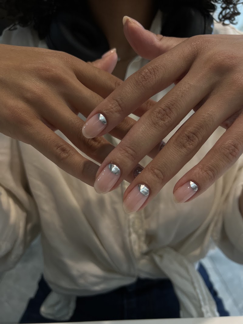 Holographic Nails nail design by The Palm Nails and Beauty