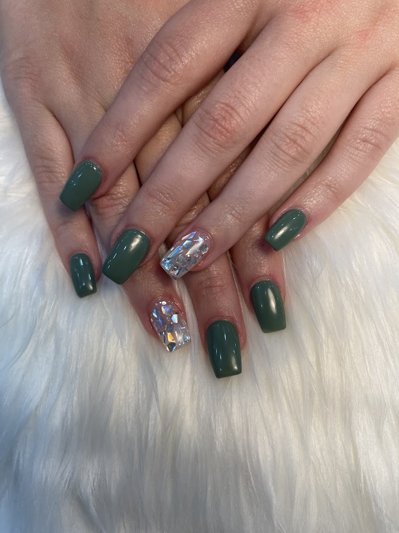 Square Nails nail design by Nails by Tina in New York