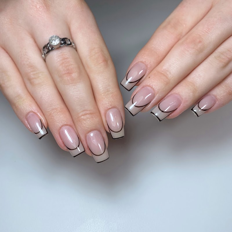 BIAB nail design by Kim's Nails and Beauty Kensington in London