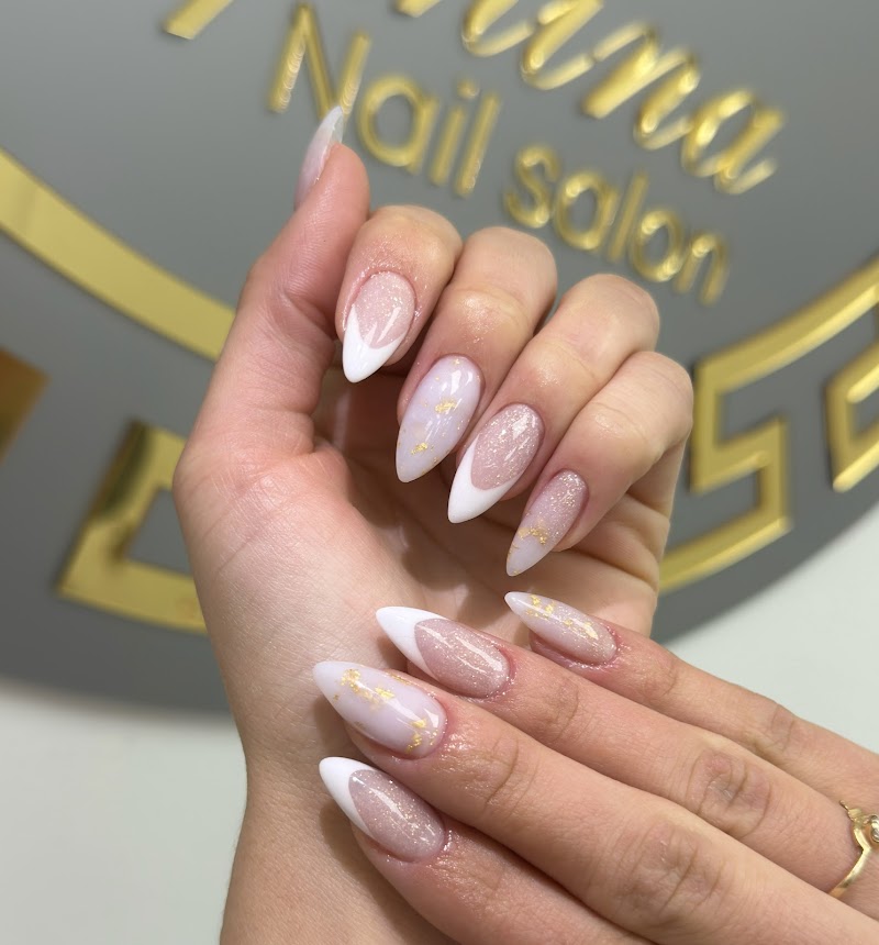 French Tips at Aphina Nail Salon in Los Angeles