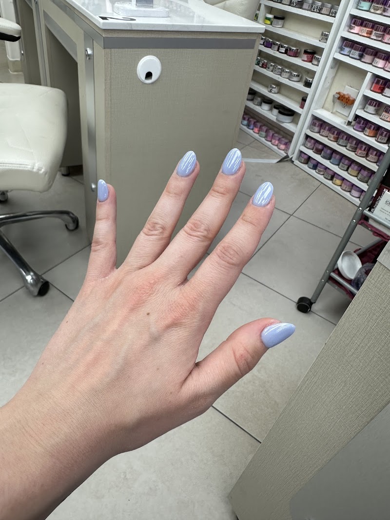 Red Nails nail design by Sensation Nail Spa in Los Angeles