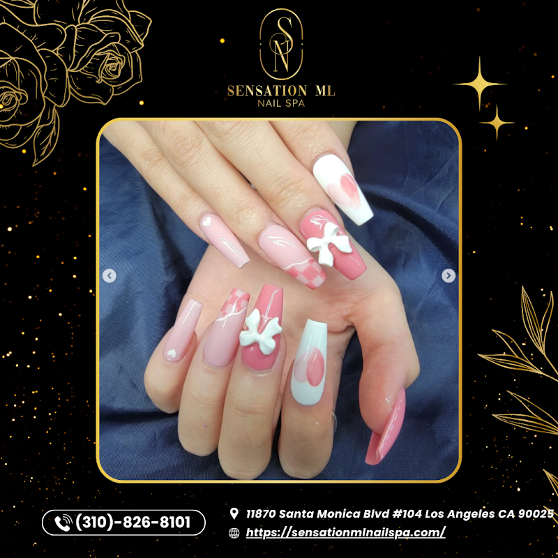 Red Nails nail design by Sensation Nail Spa in Los Angeles