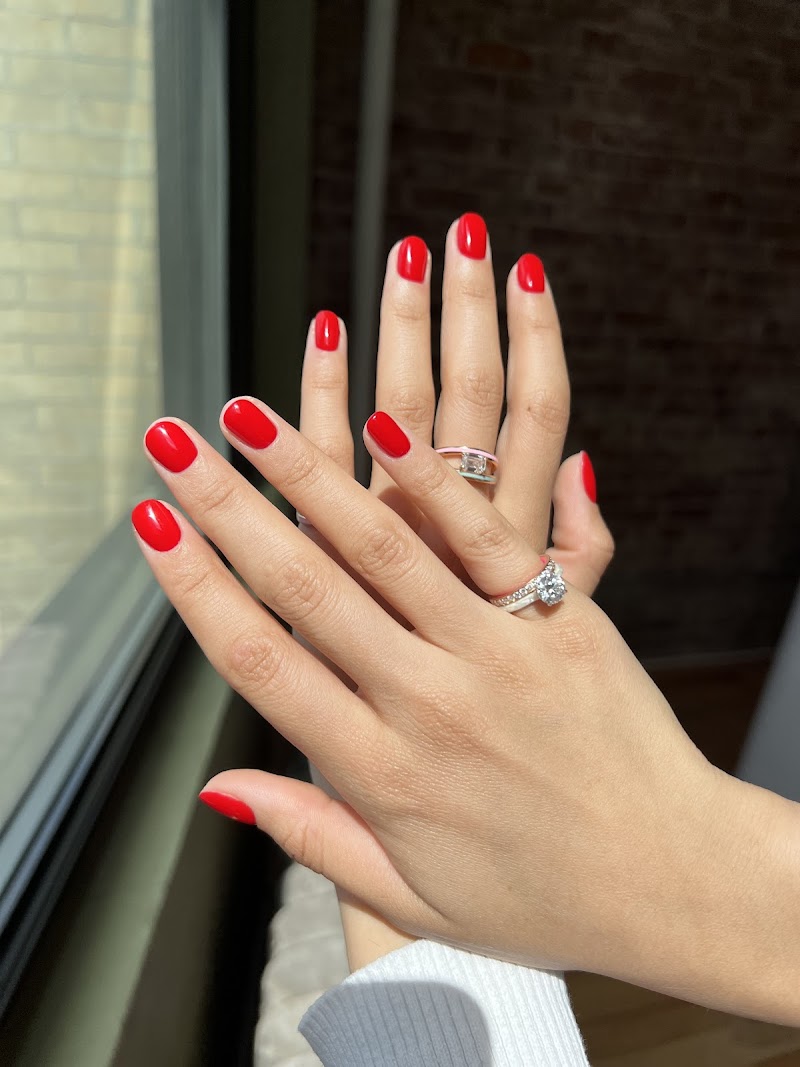 Valentine's Nails nail design by Hera’s Russian Manicure Nail & Beauty Salon – SoHo NYC in New York