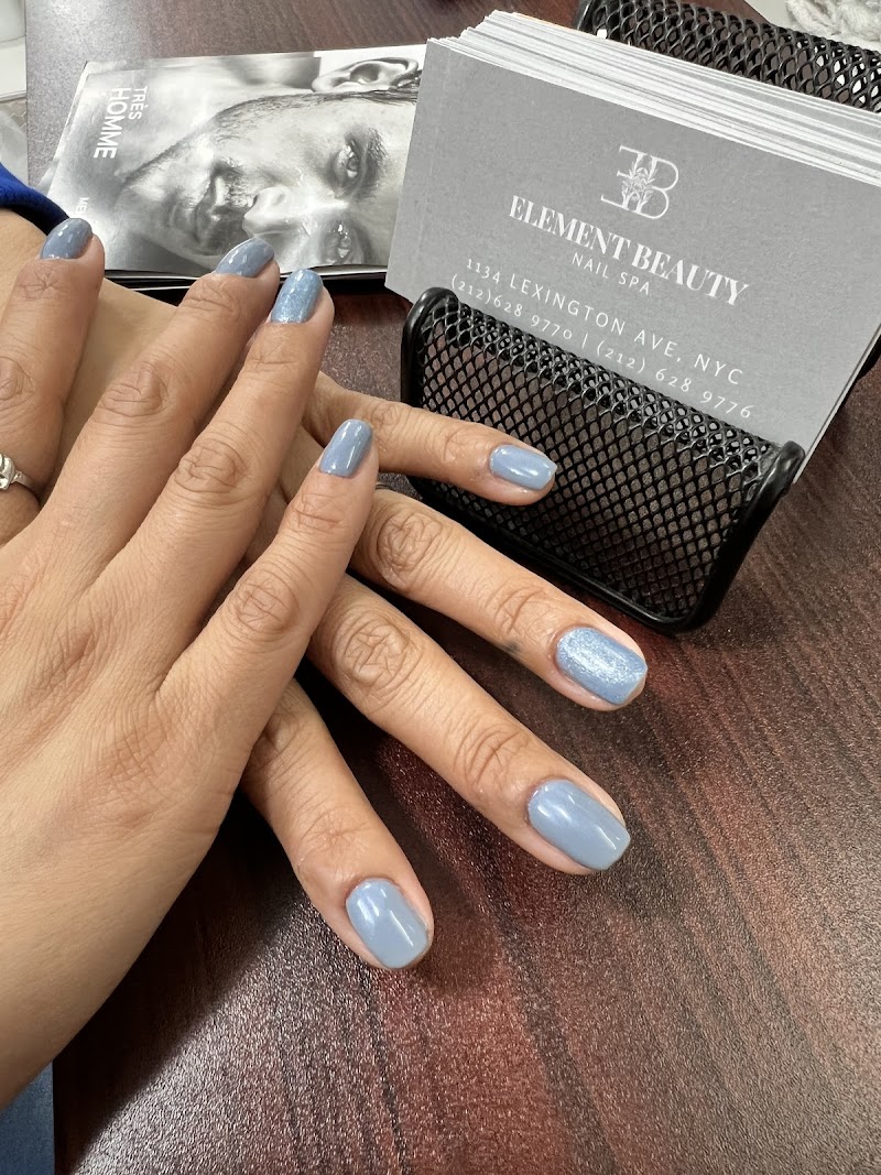 Christmas Nails nail design by Element Beauty Nail Spa in New York