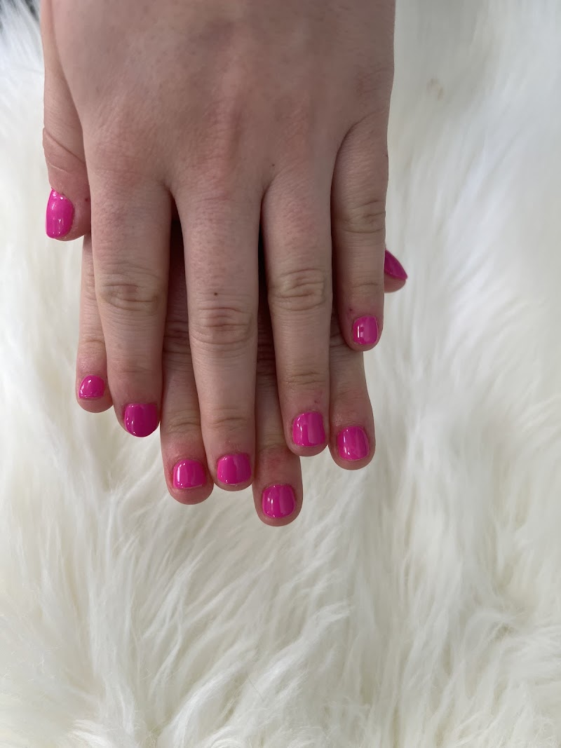 Christmas Nails nail design by Element Beauty Nail Spa in New York